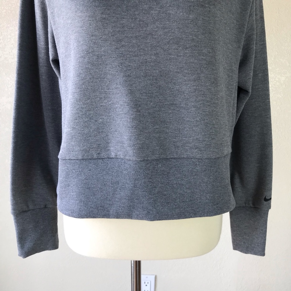 Nike Heather Gray Pullover Sweater - Picture 5 of 8